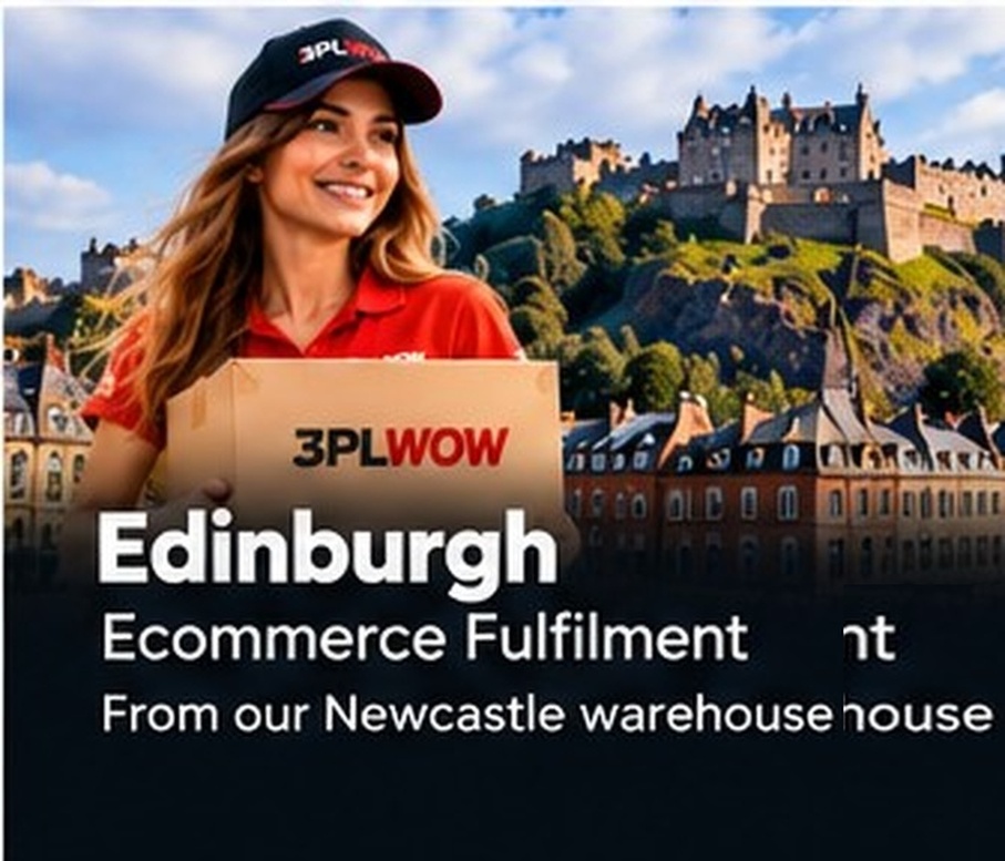 Edinburgh ecommerce fulfilment by 3PLWOW from Newcastle